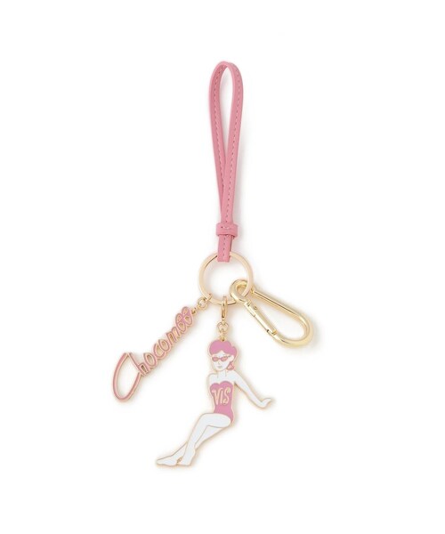 VIS(ビス)の「【Chocomoo】VIS別注マルチチャーム(チャーム・レディース・ブラック/ピンク・F)」の19枚目の写真