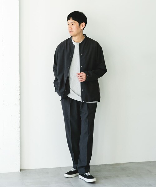 URBAN RESEARCH DOORS(アーバンリサーチドアーズ)の「『イージーケア/速乾/UVカット』クイックドライ ノーカラーライトブルゾン(ブルゾン・メンズ・CHALK/BLUEGREEN/CHARCOAL・M/L)」の22枚目の写真