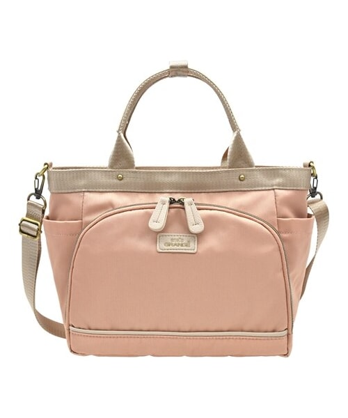 nissen（ニッセン）の「anello GRANDE（アネログランデ)エクレア 多機能2WAYトートバック（トートバッグ・メンズ・ベージュ/ブラック/グレー/ネイビー/ピンク・Y）」の5枚目の写真