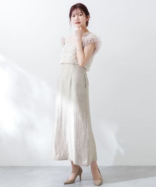 ボリュームブラウスセットドレス　kaene kaene / ボリューム ブラウス セット ドレス