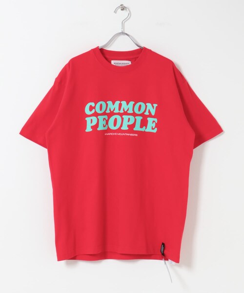 EKAL(エカル)の「mountain research Common People(Tシャツ/カットソー・メンズ・White/Red/Charcoal・M/L/XL)」の19枚目の写真