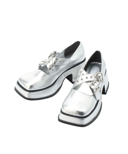 jouetie（ジュエティ）の「プラットフォームバレエシューズ（バレエシューズ・レディース・ブラック/シルバー・M/L）」の10枚目の写真