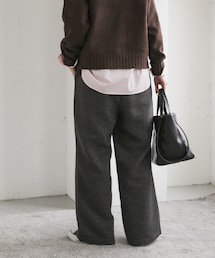 URBAN RESEARCH DOORS | 『仁村紗和さん着用』『UR TECH』完声/暖タックイージーパンツ(その他パンツ)