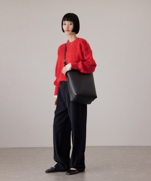 ADAM ET ROPE'（アダムエロペ）の「タックバレエシューズ（バレエシューズ・レディース・ブラック/ブラウン/ベージュ・23.0/23.5/24.0/24.5）」の14枚目の写真