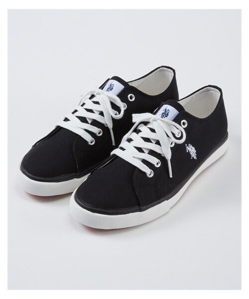 nissen（ニッセン）の「【ゆったり幅広】U.S. POLO ASSN.（ユーエスポロアッスン）ローカットスニーカー（ワイズ４E）（スニーカー・メンズ・黒/ホワイト・23.5cm/4E/24.0cm/4E/24.5cm/4E/25.0cm/4E/25.5cm/4E/26.0cm/4E）」の10枚目の写真