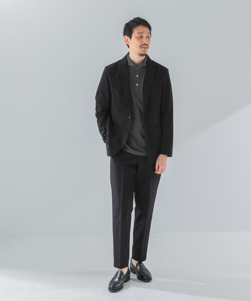 URBAN RESEARCH DOORS(アーバンリサーチドアーズ)の「『イージーケア』LIFE STYLE TAILOR シアサッカーコンフォータブルパンツ(スラックス・メンズ・NAVY/BLACK・S/M/L/XL)」の7枚目の写真