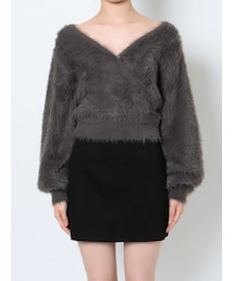 EMODA | 2WAYシャギーニット(ニット/セーター)