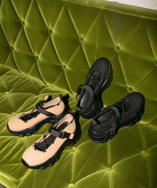 KBF（ケイビーエフ）の「バレエスニーカー（スニーカー・レディース・BLACK/BEIGE・36/37/38）」の15枚目の写真