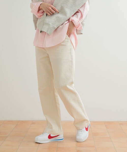 URBAN RESEARCH DOORS(アーバンリサーチドアーズ)の「デニムワイドパンツ(デニムパンツ・レディース・NATURAL/INDIGO・S/M/L)」の22枚目の写真