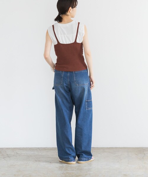 URBAN RESEARCH（アーバンリサーチ）の「ニットキャミソール（キャミソール・レディース・LAME BLACK/BROWN・FREE）」の22枚目の写真