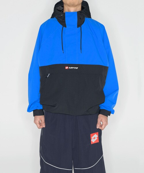 URBAN RESEARCH（アーバンリサーチ）の「LOTTO　TWO-TONE ANORAK（テーラードジャケット・メンズ・BLK×NVY/GRN×NVY/BLU×BLK・M/L/XL/XXL）」の18枚目の写真