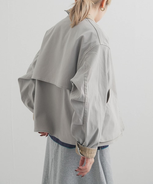 URBAN RESEARCH DOORS（アーバンリサーチドアーズ）の「L.L.Bean JAPAN EDITION　HARBOR FIELD COAT（テーラードジャケット・レディース・NATURAL/FADESADDLE/SALMON/FADEBLUE・M）」の6枚目の写真