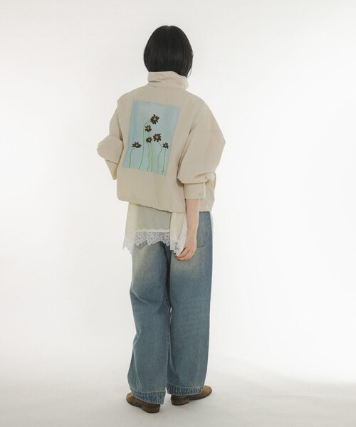 KBF(ケイビーエフ)の「『別注』Lee Izumida×KBF ブルゾン(ブルゾン・レディース・OFF/L.BEIGE/NAVY・One)」の20枚目の写真