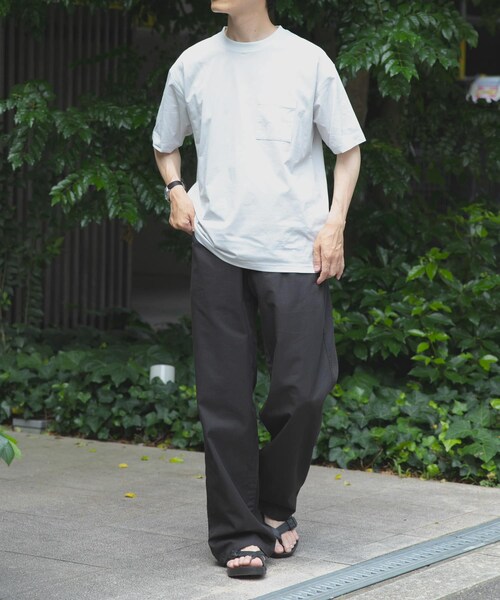 ITEMS URBANRESEARCH(アイテムズ アーバンリサーチ)の「接触冷感ハイストレッチTシャツ(シャツ/ブラウス・メンズ・CHA/WHT/NVY/BLK・M/L)」の8枚目の写真