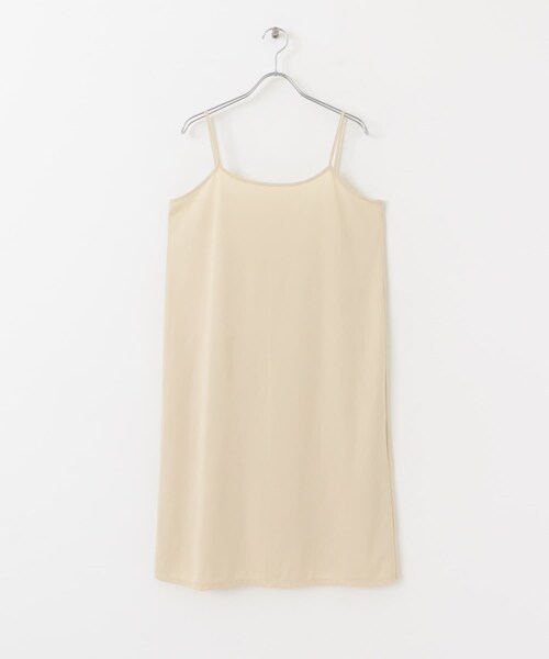 ITEMS URBANRESEARCH（アイテムズ アーバンリサーチ）の「インナーキャミワンピース（その他アンダーウェア/インナー・レディース・BEG/BLK・FREE）」の2枚目の写真