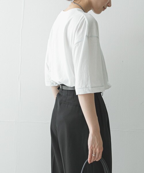 URBAN RESEARCH（アーバンリサーチ）の「HANES　リバーシブルTシャツ by THE DODO JEAN（Tシャツ/カットソー・レディース・WHITE/BLACK/RED・S/M/L）」の5枚目の写真