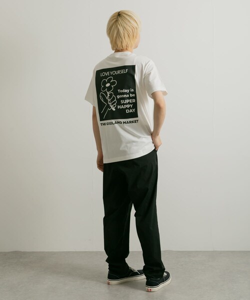THE GOODLAND MARKET（ザグッドランドマーケット）の「ザ グッドランド マーケット　T-SHIRTS flower（Tシャツ/カットソー・メンズ・black/white/blue・S/M/L）」の17枚目の写真