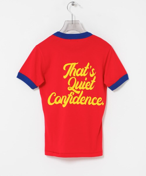 URBAN RESEARCH（アーバンリサーチ）の「Teya　Flock Letter Ringer T-shirts（Tシャツ/カットソー・レディース・BLACK/RED・S/L）」の10枚目の写真