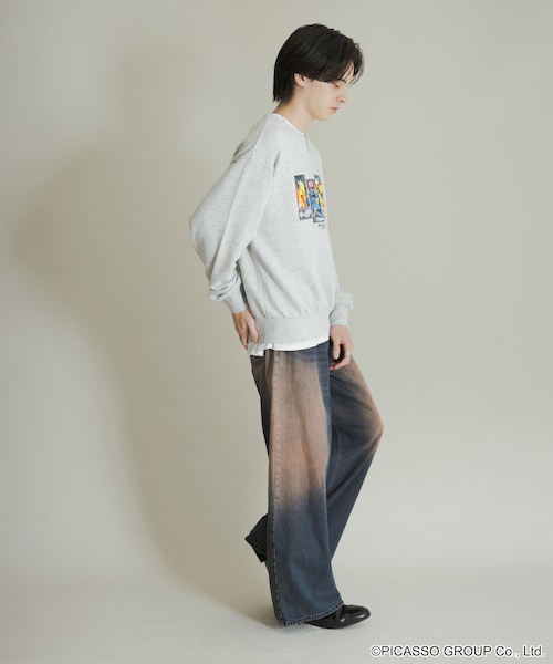SENSE OF PLACE by URBAN RESEARCH(センスオブプレイスバイアーバンリサーチ)の「PICASSO スキッパースウェット(スウェット・メンズ・BLACK/GRAY/MINT・M/L)」の21枚目の写真
