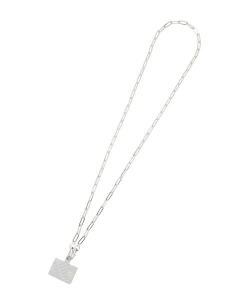 ADAM ET ROPE'(アダムエロペ)の「スマホショルダーストラップ(その他小物・レディース・シルバー/シルバー系・F)」の10枚目の写真