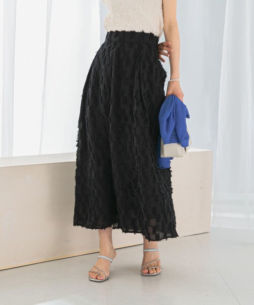 URBAN RESEARCH ROSSO（アーバンリサーチロッソ）の「ジャガードコクーンスカート（スカート・レディース・WHITE/BLACK・36/38）」の18枚目の写真