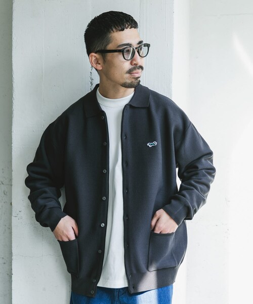 URBAN RESEARCH DOORS(アーバンリサーチドアーズ)の「『別注』PENNYS×DOORS THE FOX シャツカーディガン(カーディガン/ボレロ・メンズ・ORANGE/BEIGE/BLUE/CHARCOAL/KHAKI・M/L/XL)」の8枚目の写真