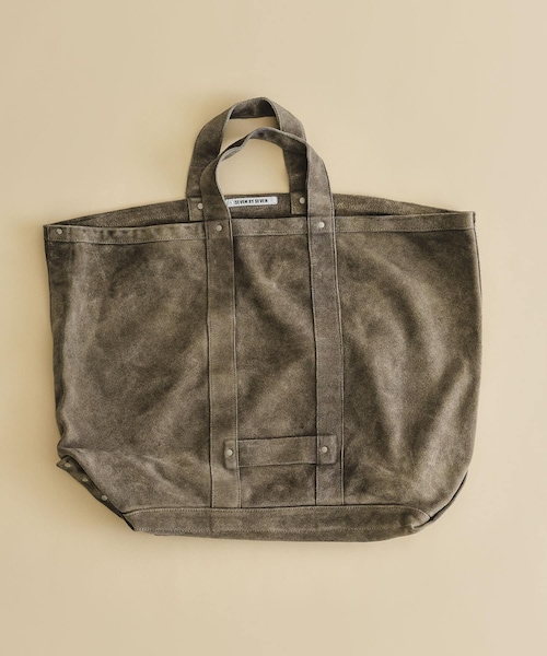 URBAN RESEARCH(アーバンリサーチ)の「SEVEN BY SEVEN LEATHER TOTE BAG(トートバッグ・メンズ・020 GRY/010 BLK/030 WHT・FREE)」の3枚目の写真