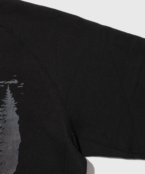ADAM ET ROPE'(アダムエロペ)の「【DAIRIKU/ダイリク】Odd Hotel Silk-Cotton Sweater(ニット/セーター・メンズ・ブラック/キナリ・M/S)」の9枚目の写真