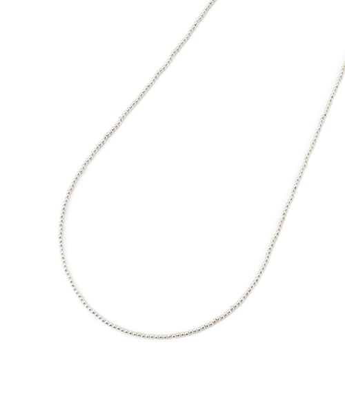 ADAM ET ROPE'（アダムエロペ）の「【ERICKA NICOLAS BEGAY】ナバホパールネックレス3mm/120cm（ネックレス・レディース・シルバー・F）」の14枚目の写真