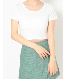 EVRIS | BASICシンプルショートTシャツ(Tシャツ/カットソー)