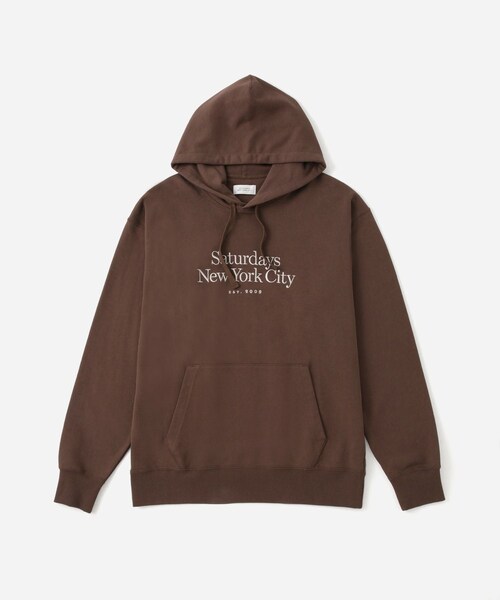 Saturdays NYC(サタデーズ ニューヨークシティ )の「Ditch Miller Standard Hoodie(パーカー・レディース・ブラック/ダークブラウン/ターコイズ・L/M/S/XL/XS/XXL)」の12枚目の写真