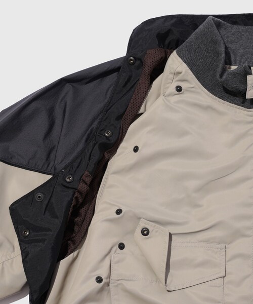 ADAM ET ROPE'(アダムエロペ)の「【elephant TRIBAL fabrics/エレファントトライバルファブリクス】WEP SPORTS JKT(その他アウター・メンズ・ブラック/ベージュ・M)」の12枚目の写真
