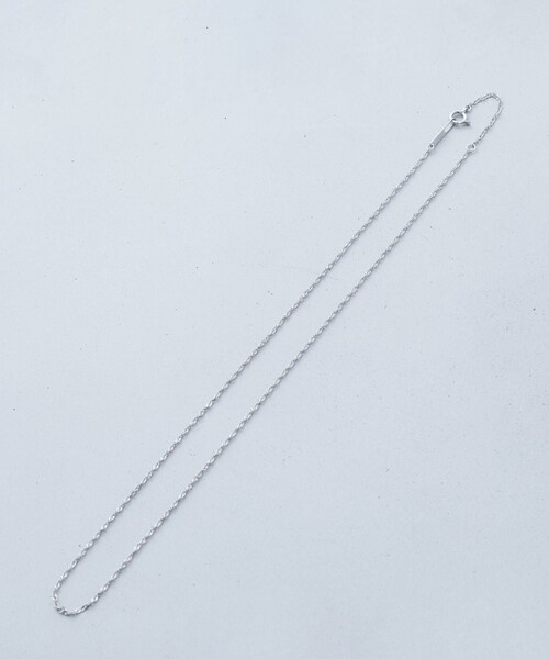 ROPE'(ロペ)の「【Lulu】R(ロペ アール)PT スクリューチェーンショートネックレス(ネックレス・レディース・シルバー系・F)」の22枚目の写真
