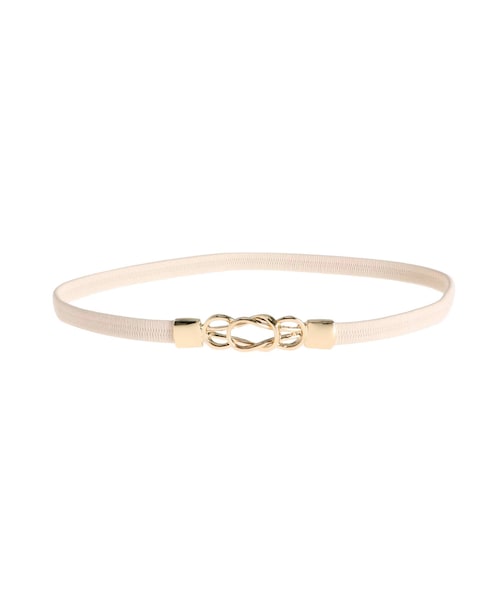 dazzlin（ダズリン）の「細ゴムベルト（ベルト・レディース・キャメル/ブラック/アイボリー/ブラウン・F）」の11枚目の写真