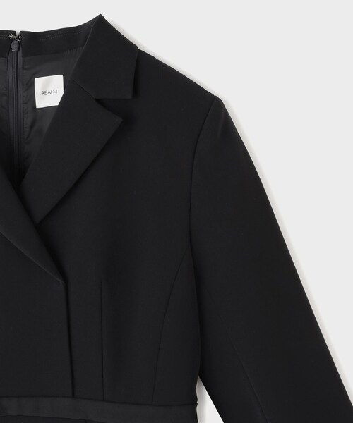 ROPE'(ロペ)の「【一部店舗限定】【REALM(レルム)】LONG-SLEEVE DRESS|ドレス 26SS(ドレス・レディース・ネイビー/ベージュ・36/38)」の19枚目の写真