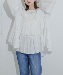 SENSE OF PLACE by URBAN RESEARCH | インドレースティアードチュニック(チュニック)