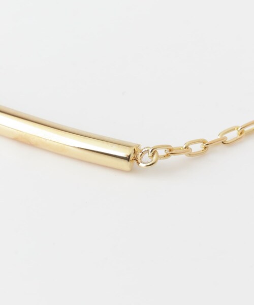 URBAN RESEARCH ROSSO（アーバンリサーチロッソ）の「Curvy line necklace（ネックレス・レディース・GOLD・Free）」の7枚目の写真