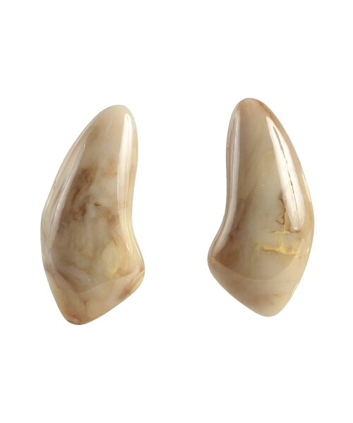 Ungrid（アングリッド）の「クリアカラーモチーフイヤリング（リング・レディース・アイボリー/ブラウン/ベージュ・F）」の19枚目の写真