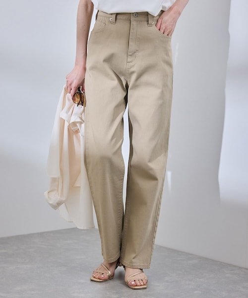 ROPE' PICNIC（ロペピクニック）の「【新色追加】【ウエスト革命デニム】ウエストシェイプハイライズマムジーンズ（デニムパンツ・レディース・ピンク/ベージュ・36/38/40）」の12枚目の写真