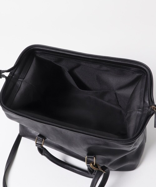 KBF（ケイビーエフ）の「ガマグチボストンBAG（ボストンバッグ・レディース・D.BROWN/BLACK・one）」の13枚目の写真