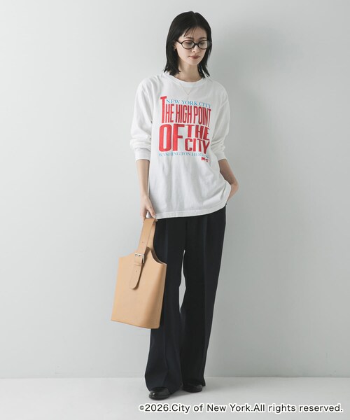 URBAN RESEARCH（アーバンリサーチ）の「GOOD ROCK SPEED 　ロングスリーブカットソー（Tシャツ/カットソー・レディース・OFF WHITE/ASH GRAY・Free）」の7枚目の写真