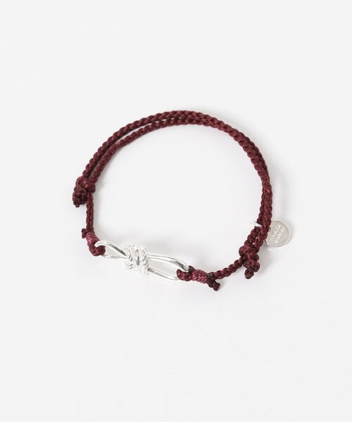 URBAN RESEARCH(アーバンリサーチ)の「XOLO ROPE LINK SILK BRACELET(ブレスレット・メンズ・BLK/GRY35/NVY/BGD・Free)」の13枚目の写真