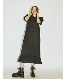 jouetie | フリルショルダーコットンワンピース(ワンピース)