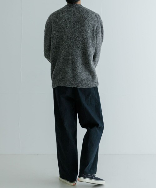 URBAN RESEARCH（アーバンリサーチ）の「new basic MOULINE SHAGGY KNIT（ニット/セーター・メンズ・CHARCOAL/NAVY・M/L）」の20枚目の写真