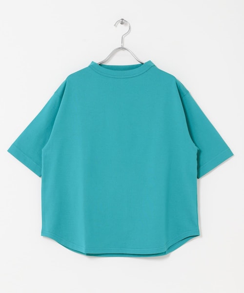 URBAN RESEARCH DOORS(アーバンリサーチドアーズ)の「FORK&SPOON ボトルネックショートスリーブTシャツ(Tシャツ/カットソー・レディース・OFF/NAVY/CAMEL/CRMxGRN/BLACK/TURQUOISE/BEGxBLK・1)」の9枚目の写真