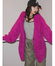 jouetie | フェザーヤーンチュニックカーデ(カーディガン/ボレロ)