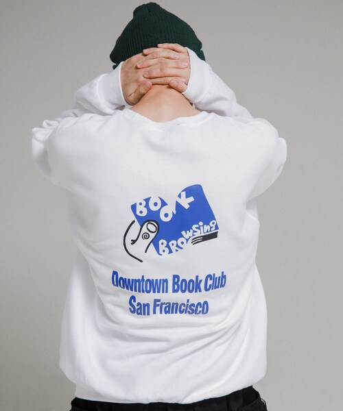 URBAN RESEARCH（アーバンリサーチ）の「BLANKMAG　DBC  Crew（スウェット・メンズ・White/Black・M/L/XL）」の4枚目の写真