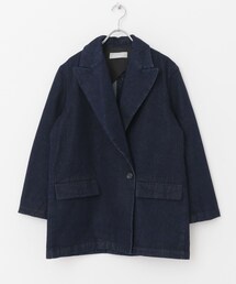 URBAN RESEARCH DOORS(アーバンリサーチドアーズ)の「Audrey and John Wad WB ピークドジャケット(デニムジャケット)」