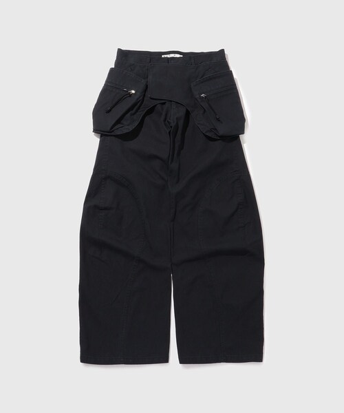 NVRFRGT/ネヴァーフォーゲット】DETACHABLE UTILITY CURVED LEG PANTS