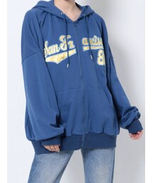 jouetie | フルジップルーズロゴフーディ(パーカー)